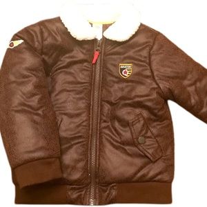 ✈️3T Pleather Bomber Jacket✈️